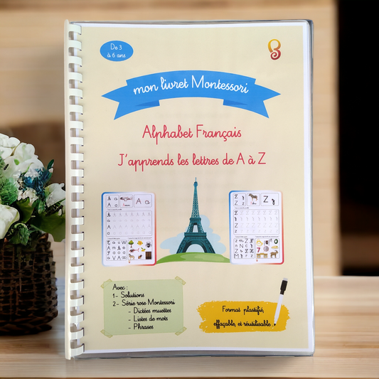 Mon livret Montessori de l'alphabet français